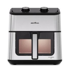 Air Fryer Britânia 8 Litros 3 em 1 Redstone Cesto Quadrado BAF80A