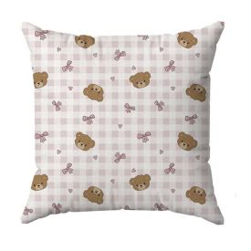 Almofada Decor 38X38cm Havan Baby - Urso Rosa