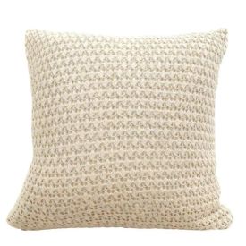 Almofada Decorativa de Tricot Vancouver 43X43cm Havan Casa - Areia