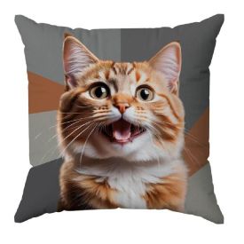 Almofada Decorativa Pets Havan Casa - Gato Laranja