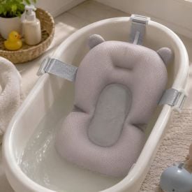 Almofada para Banheira de Bebê Havan Baby - Cinza