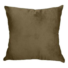 Almofada Veludo 50X50 cm Liso Havan Casa - Marrom