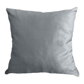Almofada Veludo 50X50 cm Liso Havan Casa - Cinza