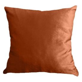 Almofada Veludo 50X50 cm Liso Havan Casa - Ocre