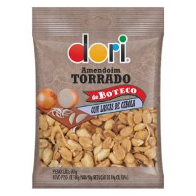 Amendoim Torrado De Boteco Com Lascas De Cebola Dori - 90G
