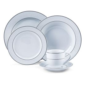 Aparelho De Jantar Charlotte Schmidt 30 Peças - Porcelana