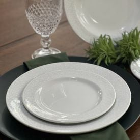 Aparelho De Jantar Eliza Schmidt 30 Peças - Porcelana