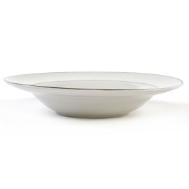 Aparelho De Jantar Porcelana Estaleiro Noah 20 Pe&ccedil;as - Filete Prata