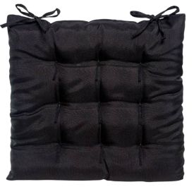 Assento Futton 40X40 cm Liso Oxford Havan Casa - Preto
