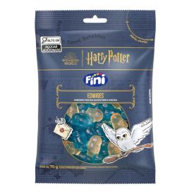 Bala de Gelatina Coruja Edwiges Harry Potter Fini - 70g