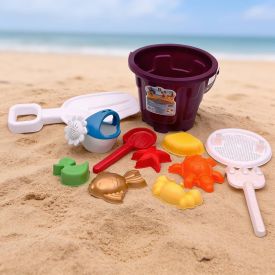 Kit Balde de Praia 12 Peças Fibracx - Sortido