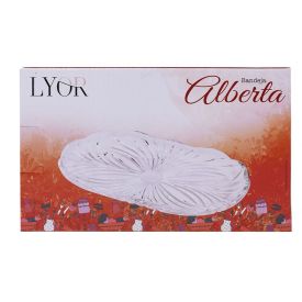 Bandeja De Cristal Diamond 23,8X14cm Lyor - Transparente