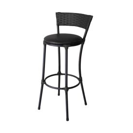 Banqueta Alta de Ferro 94 cm Famais - Preto