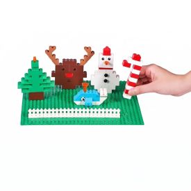 Base de Constru&ccedil;&atilde;o para Blocos de Montar Max 25Cm X 25Cm Candide - Sortido