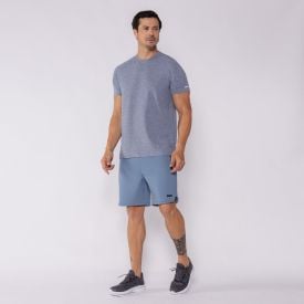 Bermuda Esportiva Masculina Interlock Scream Azul