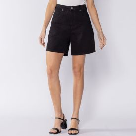 Bermuda Feminina De Sarja Patricia Foster Preto