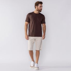 Bermuda Masculina De Sarja Marc Alain Linho