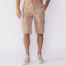 Bermuda Masculina De Sarja Bolso Cargo Marc Alain