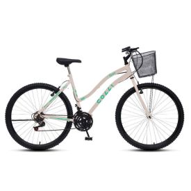 Bicicleta Colli Viena Aro 26 com Cesto Bege Retrô