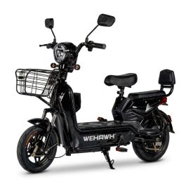 Bicicleta Elétrica Wehawk Wx-03 Basket 800W Bateria Lítio 48V - Preto
