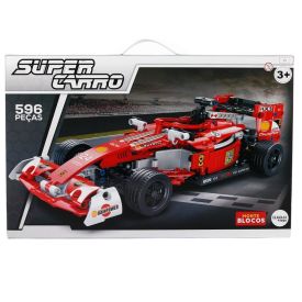 Blocos de Montar Super Carro 596 Peças Havan Toys - HBR0960