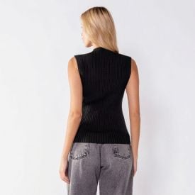 Blusa Feminina De Tricô Canelado Patricia Foster
