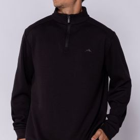 Blusão Masculino Gola Alta Com Zíper Marc Alain Preto