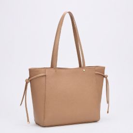 Bolsa Feminina Tote Bag Alice Palucci Taupe