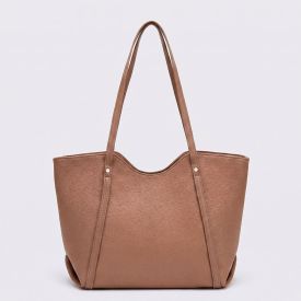Bolsa Feminina Tote Bag Alice Palucci Marrom