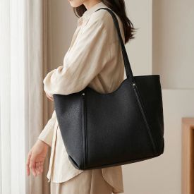 Bolsa Feminina Tote Bag Alice Palucci Preto