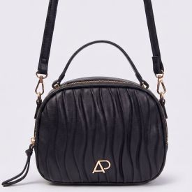 Bolsa Feminina Transversal  Alice Palucci Preto