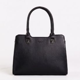 Bolsa Feminina Tote Bag Patricia Foster - Preto
