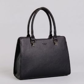 Bolsa Feminina Tote Bag Patricia Foster - Preto