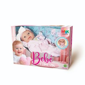 Boneca Bebe I Love You Milk Brinquedos