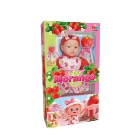 Boneca Milk Morango Milk Brinquedos