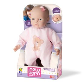 Boneca New Born Acabou de Nascer Divertoys