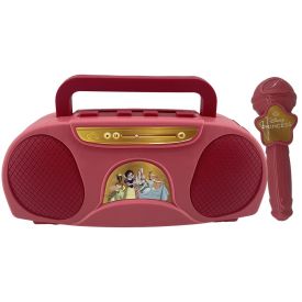 Boombox E Karaok&ecirc; Princesas Candide - Rosa