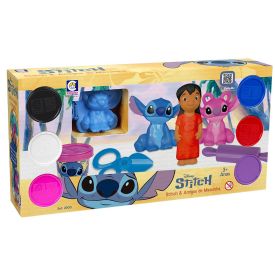Brinquedo Disney Stitch Amigos de Massinha