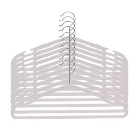 Jogo Cabide P/Roupa 10 Peças Havan Casa - Branco