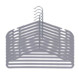 Jogo Cabide P/Roupa 10 Peças Havan Casa - Cinza