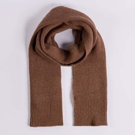Cachecol Feminino Em Tricot Lurex Boby Blues Marrom Mescla
