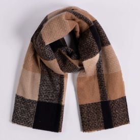 Cachecol Xadrez Feminino Em Tricot Boby Blues