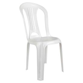 Cadeira De Plástico Empilhável Bistro Mor - Branco