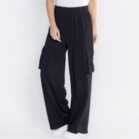 Calça Cargo Feminina De Malha Viscose Boby Blues