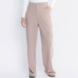 Calça Feminina De Alfaiataria Em Malha Crepe Patricia Foster