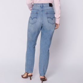 Calça Jeans Feminina Mom Boby Blues Azul Cha