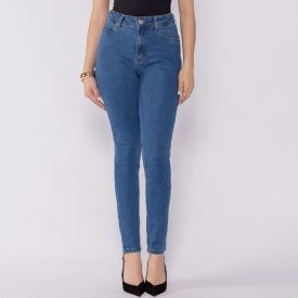Calça Jeans Feminina Skinny Boby Blues Azul Claro