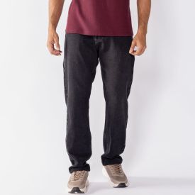 Calça Jeans Masculina Reta Thing Preto