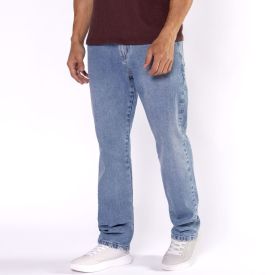 Calça Jeans Masculina Reta Thing Azul Medio