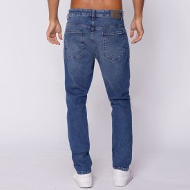 Calça Jeans Masculina Skinny Marc Alain Azul Medio